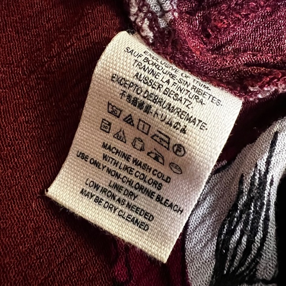 EUC ✵☽Free People☾✵ Red <Electric Orchid> Blue Floral Swing Tunic Dress | Small - Picture 13 of 16